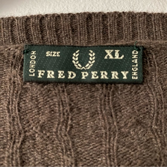 Fred Perry Cable Knit Sweater - Picture 3 of 4